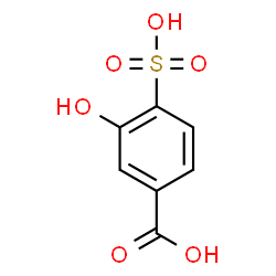 ChemSpider 2D Image | 3-Hydroxy-4-sulfobenzoic acid | C7H6O6S