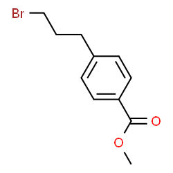 ChemSpider 2D Image | Methyl 4-(3-bromopropyl)benzoate | C11H13BrO2