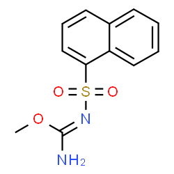 ChemSpider 2D Image | Methyl N'-(1-naphthylsulfonyl)carbamimidate | C12H12N2O3S