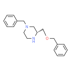 ChemSpider 2D Image | (r)-n4-benzyl-2-(benzyloxymethyl)piperazine | C19H24N2O