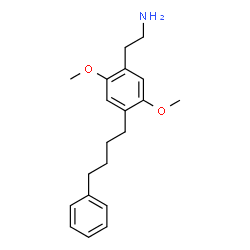 ChemSpider 2D Image | 2-[2,5-Dimethoxy-4-(4-phenylbutyl)phenyl]ethanamine | C20H27NO2