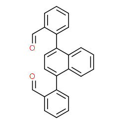 ChemSpider 2D Image | 2,2'-(1,4-Naphthalenediyl)dibenzaldehyde | C24H16O2