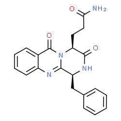 ChemSpider 2D Image | verrucine A | C21H20N4O3