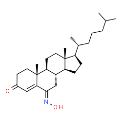 ChemSpider 2D Image | 6-hydroximinocholest-4-en-3-one | C27H43NO2