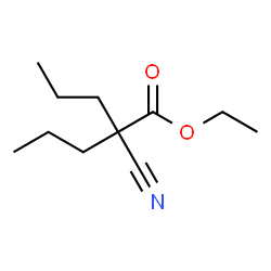 ChemSpider 2D Image | Ethyl 2-cyano-2-propylpentanoate | C11H19NO2