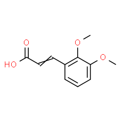 ChemSpider 2D Image | 3-(2,3-Dimethoxyphenyl)acrylic acid | C11H12O4