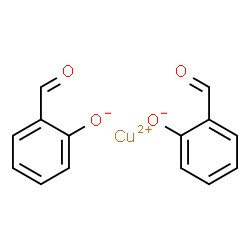 ChemSpider 2D Image | Copper(2+) bis(2-formylphenolate) | C14H10CuO4