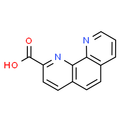 ChemSpider 2D Image | 1,10-Phenanthroline-2-carboxylic acid | C13H8N2O2