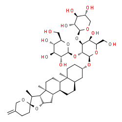 ChemSpider 2D Image | Schidigerasaponin A2 | C44H70O17