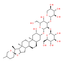 ChemSpider 2D Image | (25RS)-Schidigera saponin F1 | C44H72O18