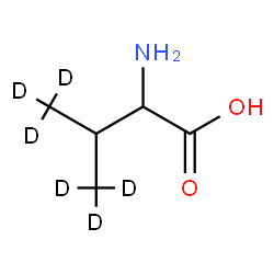 ChemSpider 2D Image | 2-amino-4,4,4-trideuterio-3-(trideuteriomethyl)butanoic acid | C5H5D6NO2