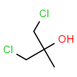 ChemSpider 2D Image | 1,3-Dichloro-2-methyl-2-propanol | C4H8Cl2O