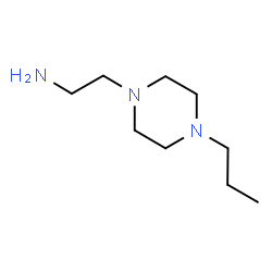 ChemSpider 2D Image | 2-(4-Propyl-1-piperazinyl)ethanamine | C9H21N3