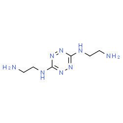 ChemSpider 2D Image | N,N'-Bis(2-aminoethyl)-1,2,4,5-tetrazine-3,6-diamine | C6H14N8