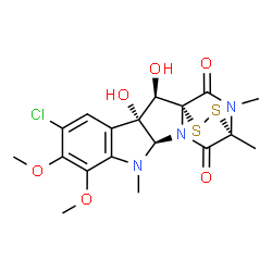 ChemSpider 2D Image | sporidesmin | C18H20ClN3O6S2