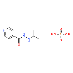 ChemSpider 2D Image | Iproniazid Phosphate | C9H16N3O5P