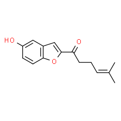 ChemSpider 2D Image | 1-(5-Hydroxy-2-benzofuranyl)-5-methyl-4-hexen-1-one | C15H16O3