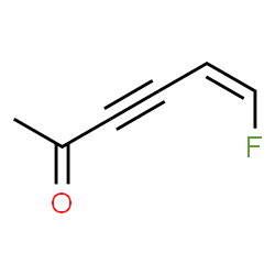 ChemSpider 2D Image | (5Z)-6-Fluoro-5-hexen-3-yn-2-one | C6H5FO