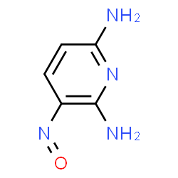 ChemSpider 2D Image | 2,6-DIAMINO-3-NITROSOPYRIDINE | C5H6N4O