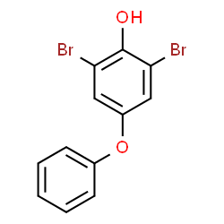 ChemSpider 2D Image | 2,6-Dibromo-4-phenoxyphenol | C12H8Br2O2