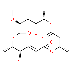 ChemSpider 2D Image | (-)-macrosphelide J | C17H24O9