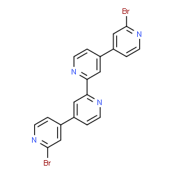 ChemSpider 2D Image | 2,2'''-Dibromo-4,4':2',2'':4'',4'''-quaterpyridine | C20H12Br2N4