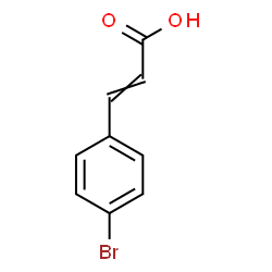 ChemSpider 2D Image | 4-Bromocinnamic acid | C9H7BrO2