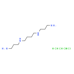 ChemSpider 2D Image | N,N'-Bis(3-aminopropyl)-1,4-butanediamine tetrahydrochloride | C10H30Cl4N4