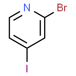 ChemSpider 2D Image | 2-Brom-4-iodpyridin | C5H3BrIN