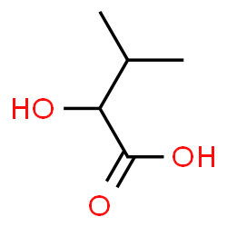 ChemSpider 2D Image | 2-hydroxyisovaleric acid | C5H10O3