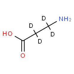 ChemSpider 2D Image | beta-(2,2,3,3-~2~H_4_)Alanine | C3H3D4NO2