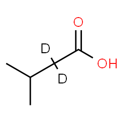 ChemSpider 2D Image | 3-Methylbutyric-2,2-d2 Acid | C5H8D2O2