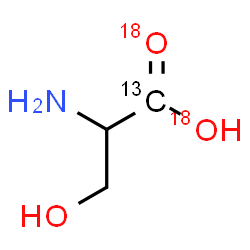ChemSpider 2D Image | 2-amino-3-hydroxy-propanoic acid | C213CH7NO18O2
