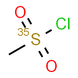 ChemSpider 2D Image | methanesulfonyl chloride | CH3ClO235S