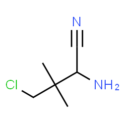 ChemSpider 2D Image | 2-Amino-4-chloro-3,3-dimethylbutanenitrile | C6H11ClN2
