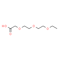 ChemSpider 2D Image | [2-(2-Ethoxyethoxy)ethoxy]acetic acid | C8H16O5