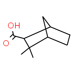 ChemSpider 2D Image | 3,3-Dimethylbicyclo[2.2.1]heptane-2-carboxylic acid | C10H16O2