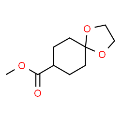 ChemSpider 2D Image | Methyl 1,4-Dioxaspiro[4.5]decane-8-carboxylate | C10H16O4