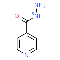 ChemSpider 2D Image | 4-Pyridine(N-~15~N)carbohydrazide | C6H7N215NO