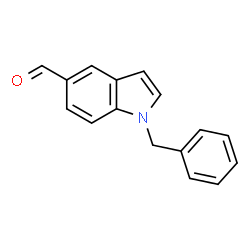 ChemSpider 2D Image | 1-benzylindole-5-carbaldehyde | C16H13NO