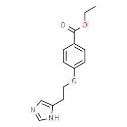 ChemSpider 2D Image | Ethyl 4-[2-(1H-imidazol-5-yl)ethoxy]benzoate | C14H16N2O3