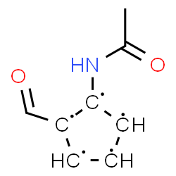 ChemSpider 2D Image | 1-Acetamido-2-formyl-1,2,3,4,5-cyclopentanepentayl | C8H8NO2