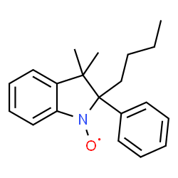 ChemSpider 2D Image | (2-Butyl-3,3-dimethyl-2-phenyl-2,3-dihydro-1H-indol-1-yl)oxidanyl | C20H24NO