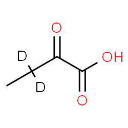 ChemSpider 2D Image | 2-Oxo(3,3-~2~H_2_)butanoic acid | C4H4D2O3