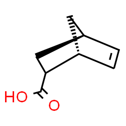 ChemSpider 2D Image | (1R,4R)-Bicyclo[2.2.1]hept-5-ene-2-carboxylic acid | C8H10O2
