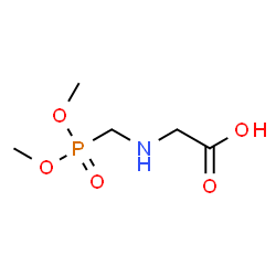 ChemSpider 2D Image | N-[(Dimethoxyphosphoryl)methyl]glycine | C5H12NO5P