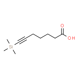ChemSpider 2D Image | 7-(Trimethylsilyl)-6-heptynoic acid | C10H18O2Si