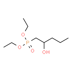 ChemSpider 2D Image | Diethyl (2-hydroxypentyl)phosphonate | C9H21O4P