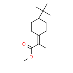 ChemSpider 2D Image | Ethyl 2-[4-(2-methyl-2-propanyl)cyclohexylidene]propanoate | C15H26O2