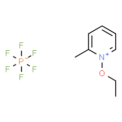 ChemSpider 2D Image | 1-Ethoxy-2-methylpyridinium hexafluorophosphate | C8H12F6NOP